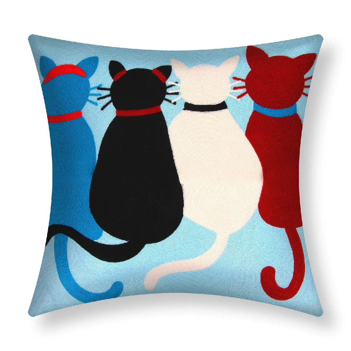 AVIZAR Lot de 2 Housses de Coussin Art Orphia