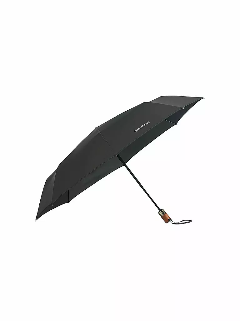 SAMSONITE Regenschirm Wood Classic S black  schwarz