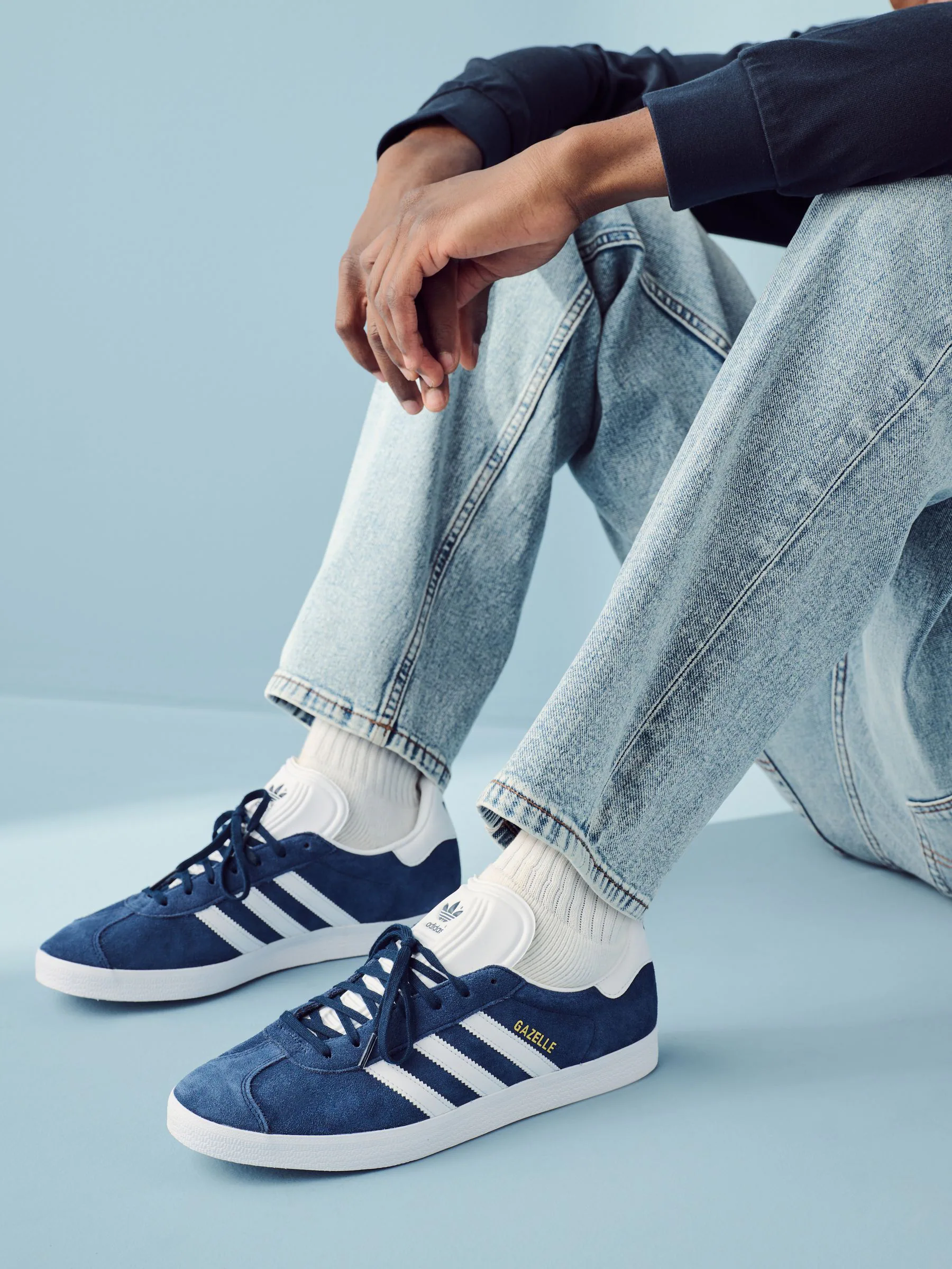 Marineblauw - adidas Originals - Gazelle sneakers