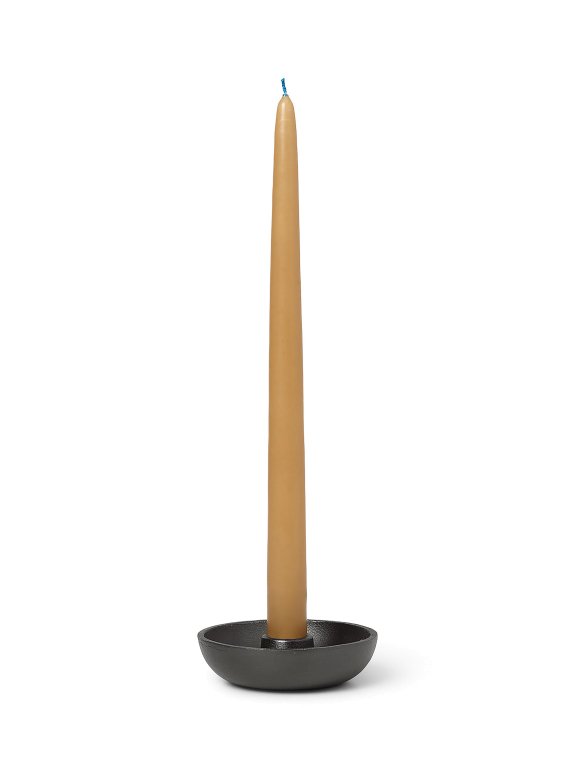 Ferm Living Bowl kandelaar single aluminium messing