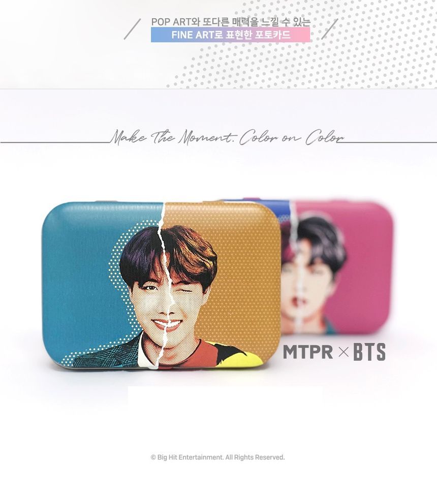 MTPR - BTS J-hope Gezichtsillustratie Contactlensdoosje