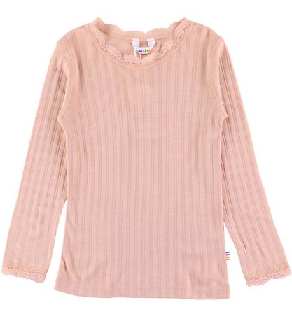 Joha Bluse - Wolle/Seide - Pfirsich