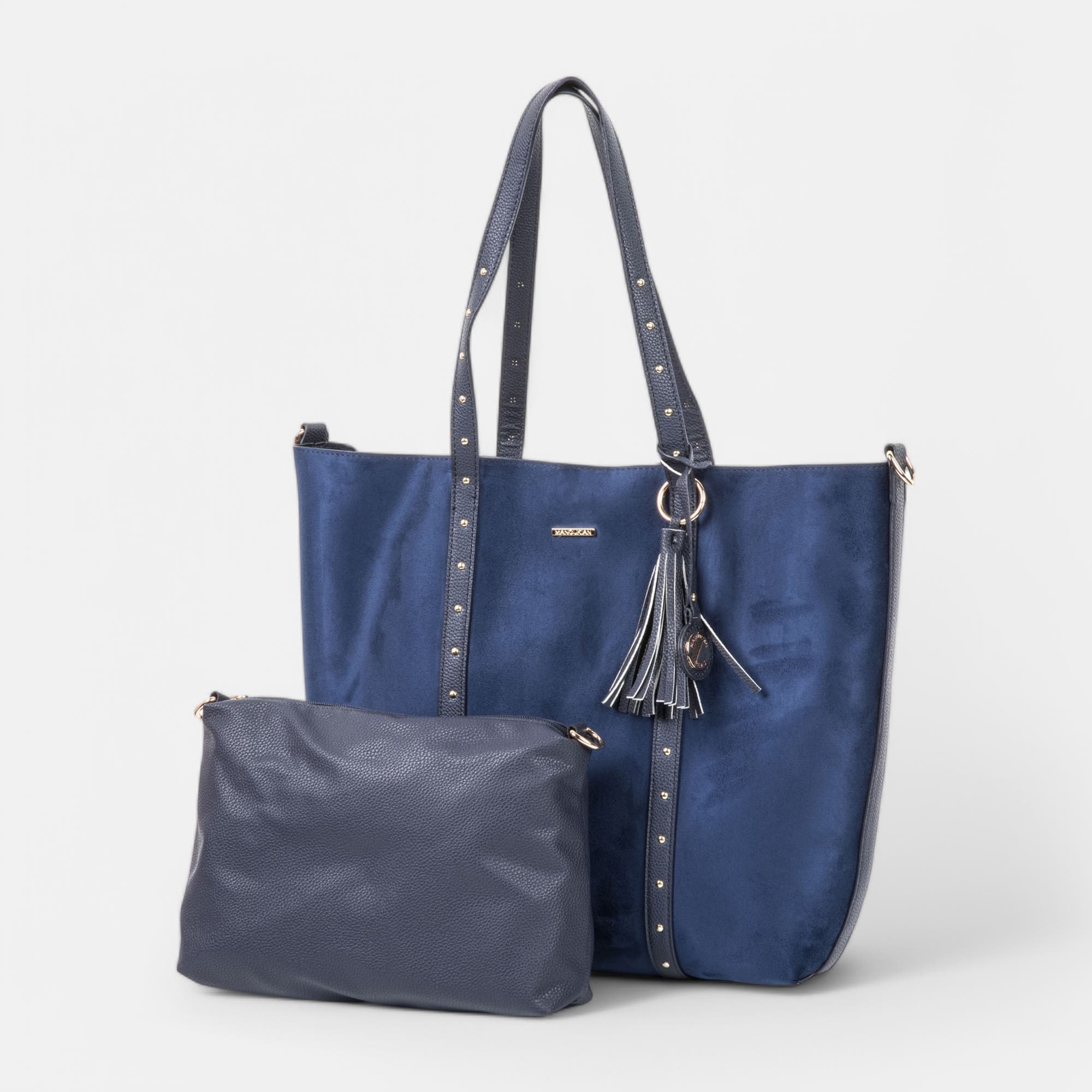 Sac de shopping jeans