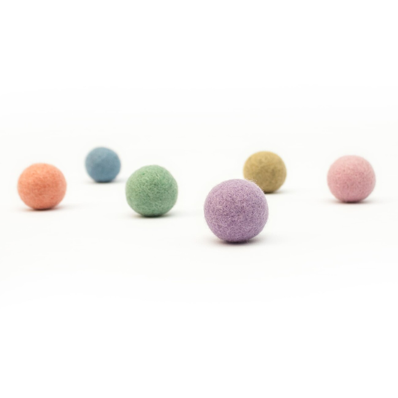 LucyBalu RAINBOW BALLS Katzen Filzbälle