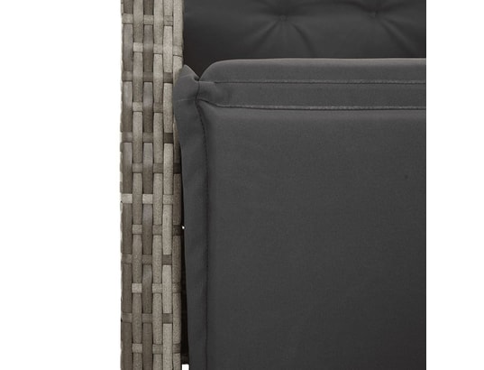 LES TENDANCES - Salon extérieur Salon de jardin-gris-4 places-57x66x93-451727