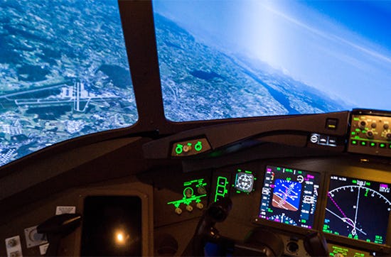 Flugsimulator Boeing 777 in Zürich als Geschenkidee