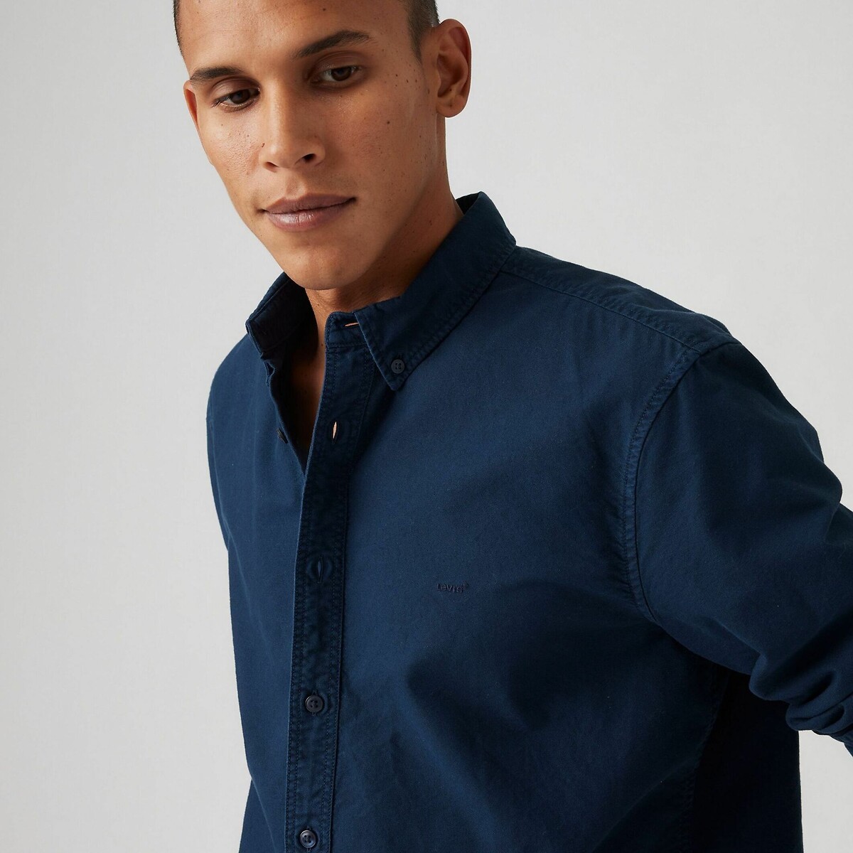 LEVI'S<br>Bainha com botão kraag Oxford relaxado