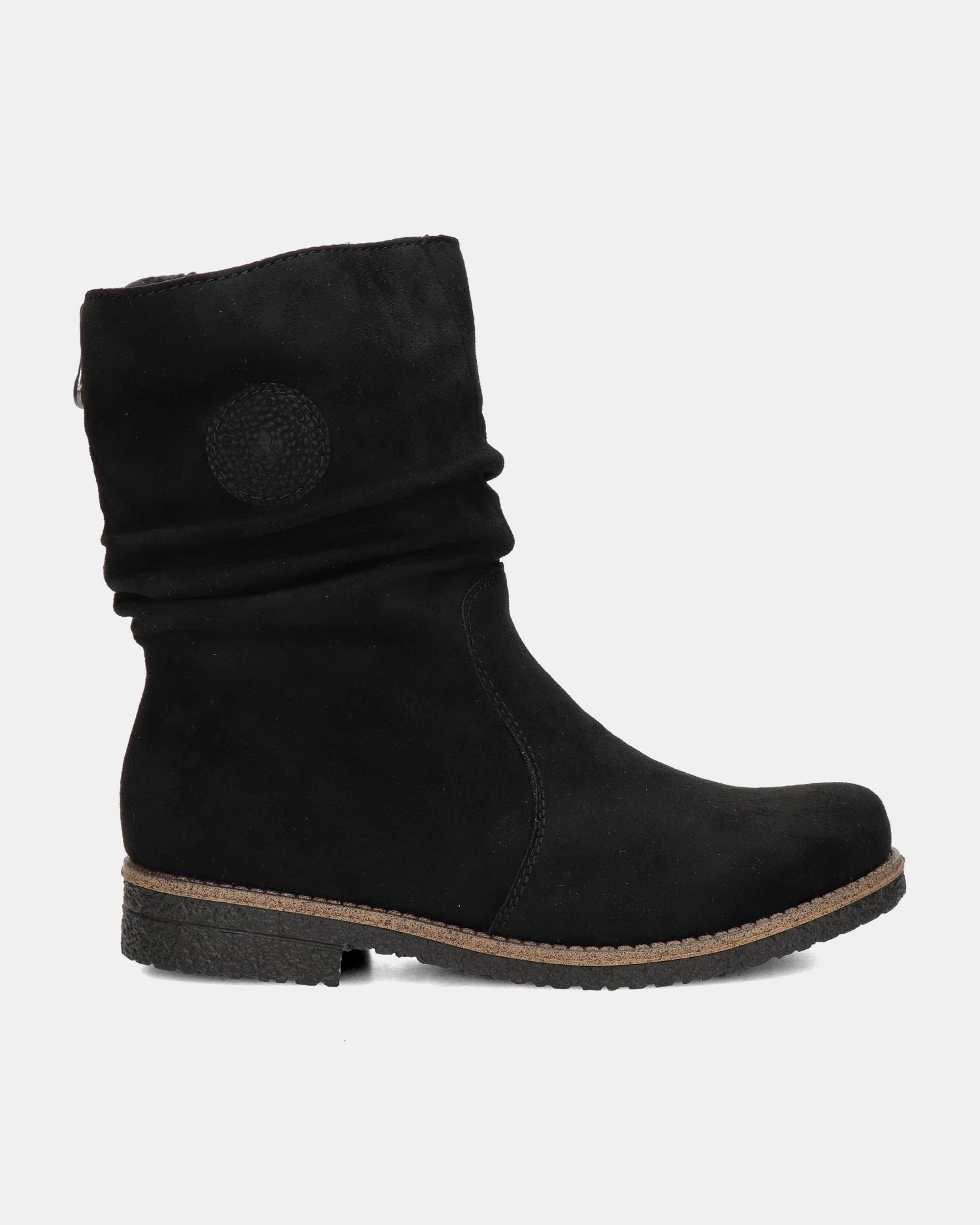 Rieker Rits- & gesloten boots  - zwart