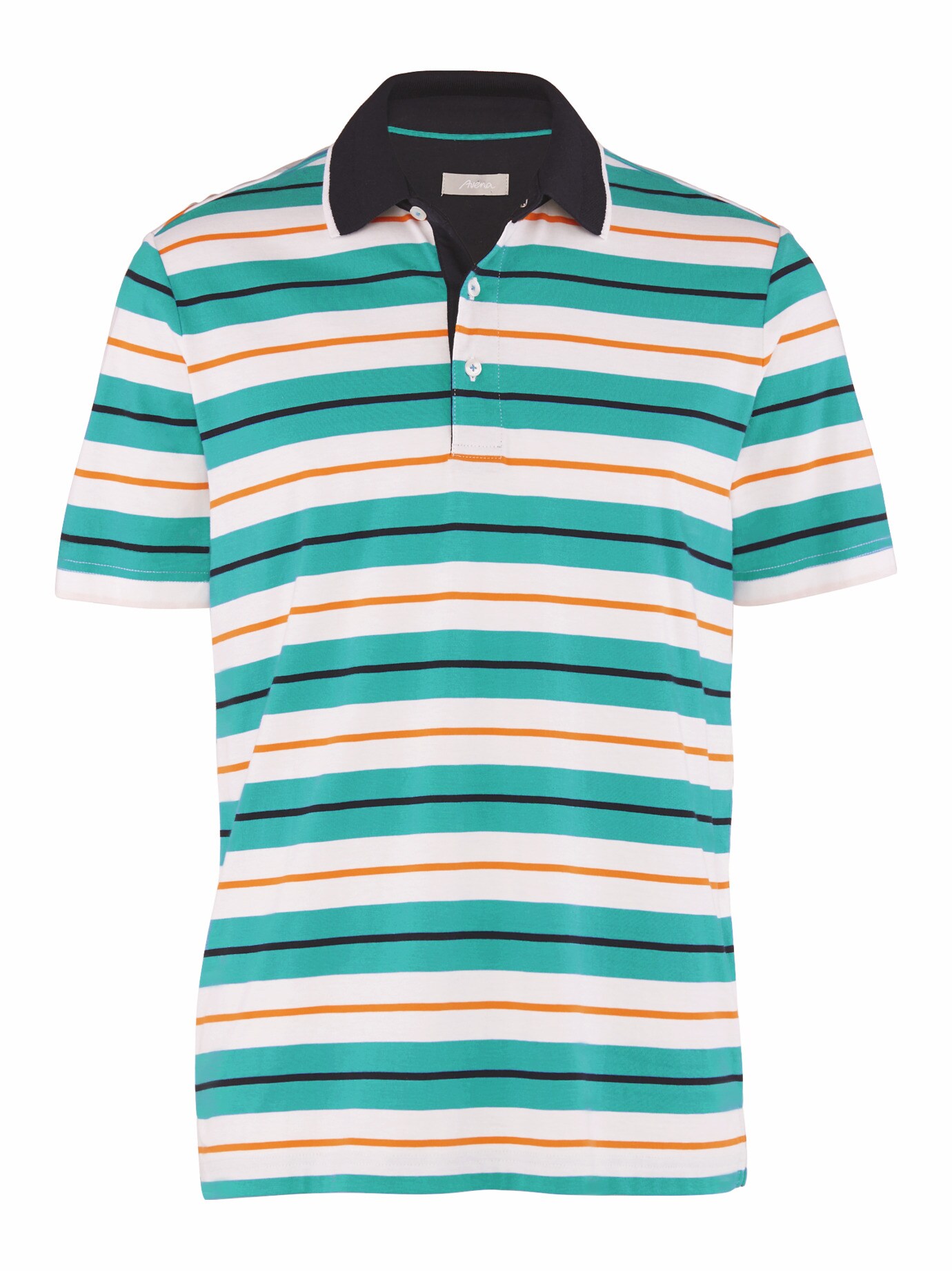 Kurzarm-Poloshirt Streifen
