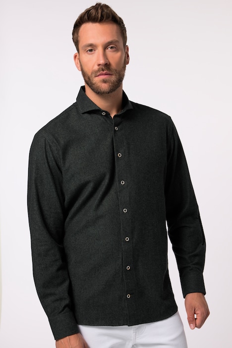 JP 1880 Flanellhemd, Langarm, Hai-Kragen, Comfort Fit, bis 8 XL