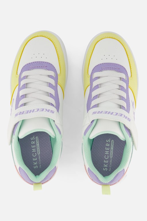 Skechers Sport Court 92 Sneakers wit Synthetisch