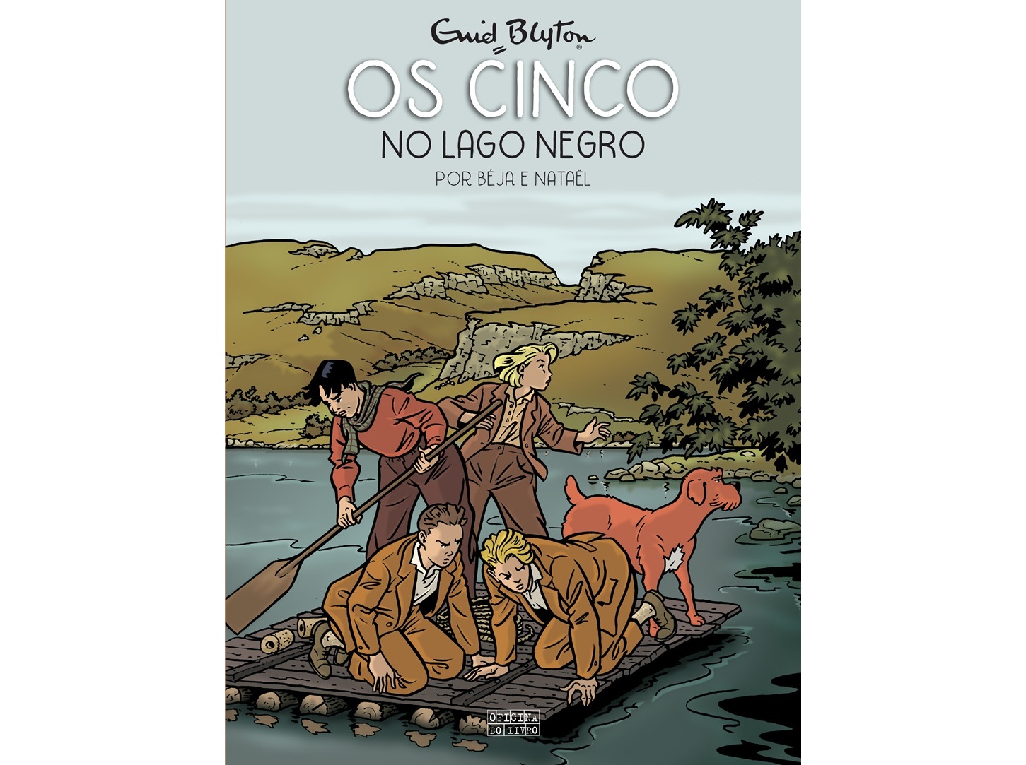 LIVRO OS CINCO NO LAGO NEGRO DE: ENID BLYTON