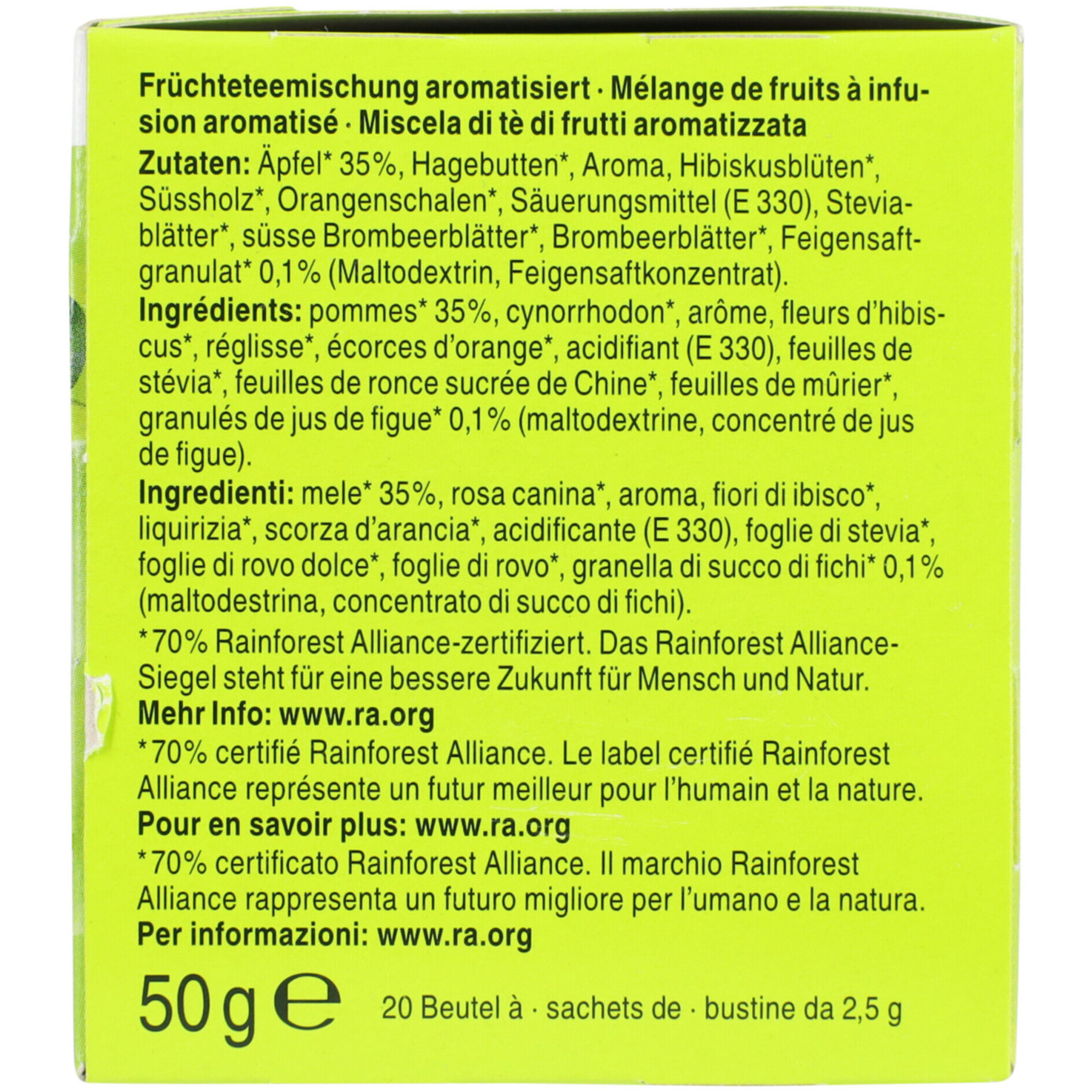 Fruity Apple 20 Portionen