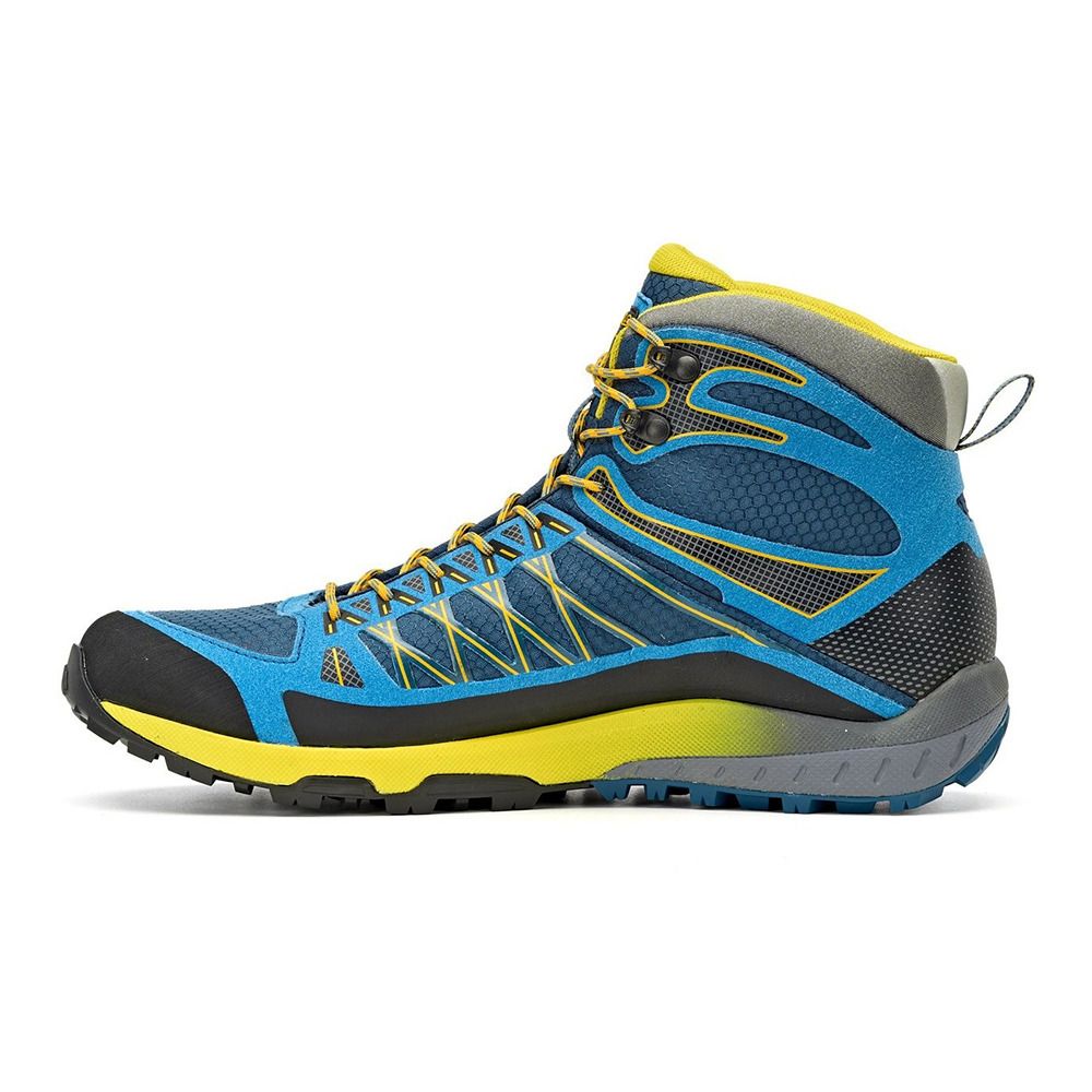 Asolo GRID MID GV - Chaussures randonné Homme indian teal yellow