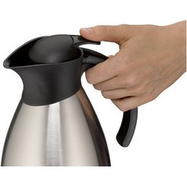 Pichet isotherme BONO TOPTHERM, 1,0 litre, argent/noir
