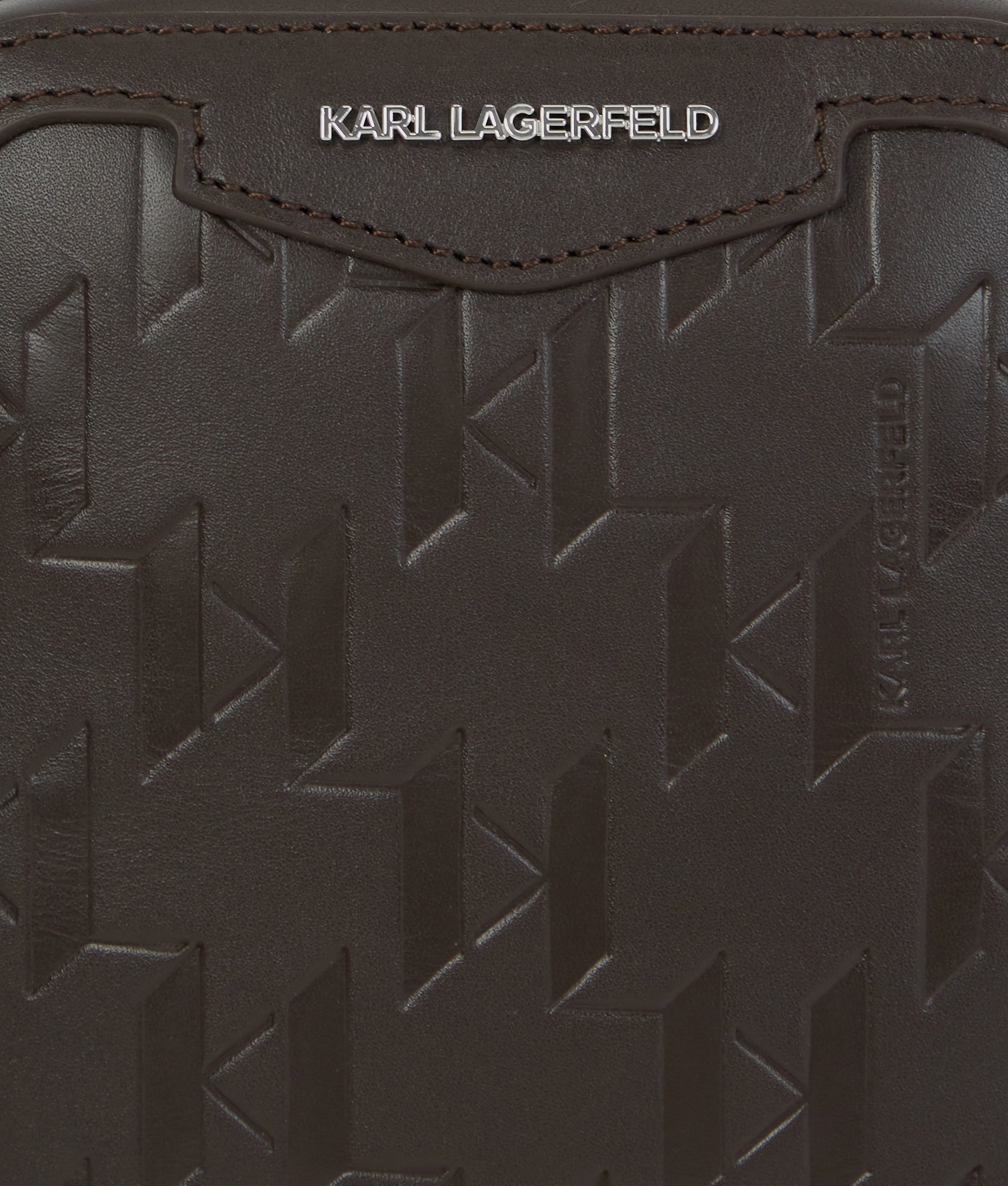 K/Loom kleine slingbag van leer