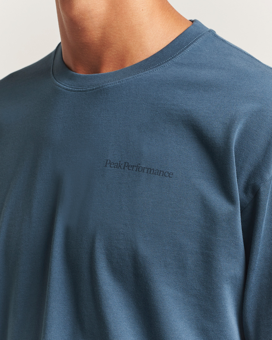 Peak Performance Graphic Crew Neck T-Shirt Mountain Lake