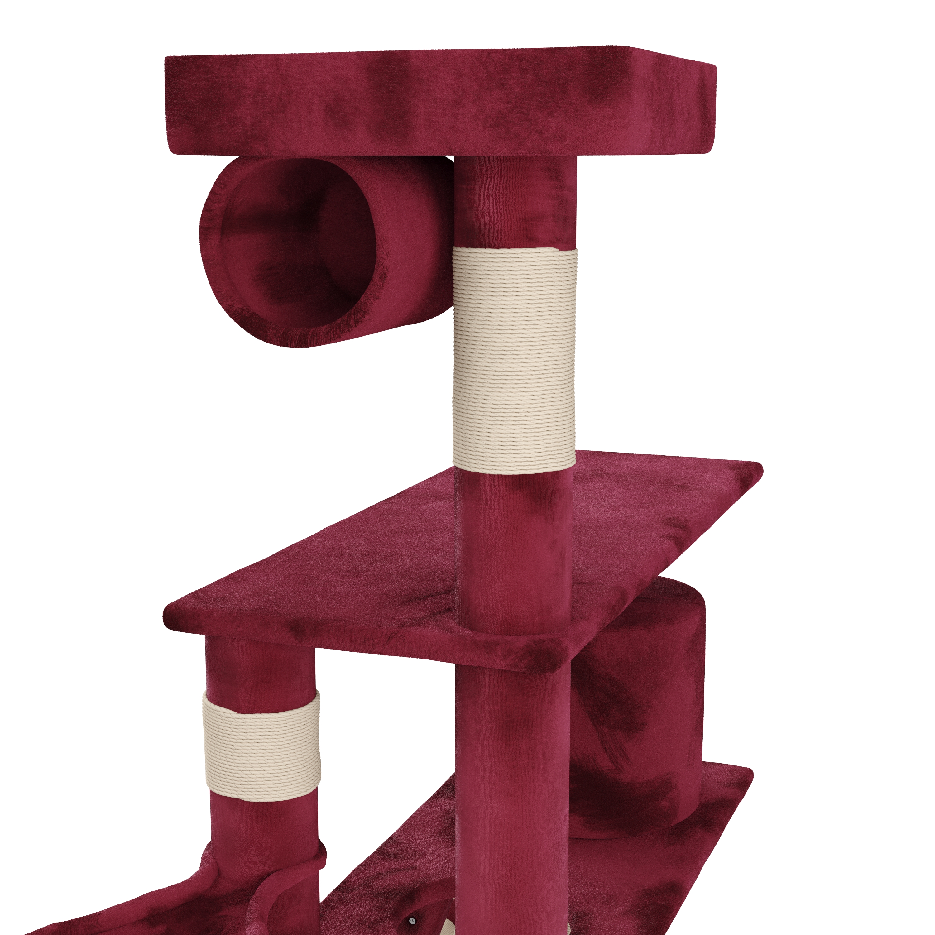 Katzenbaum SIMBA 141 cm bordeaux