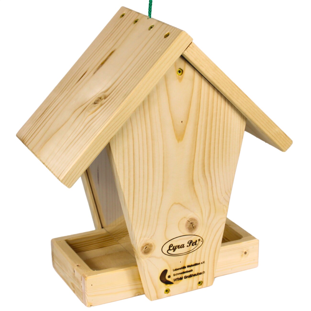 Lyra Pet Vogelhaus Hugos Fly In - Handgefertigt von Lebenshilfe e.V.