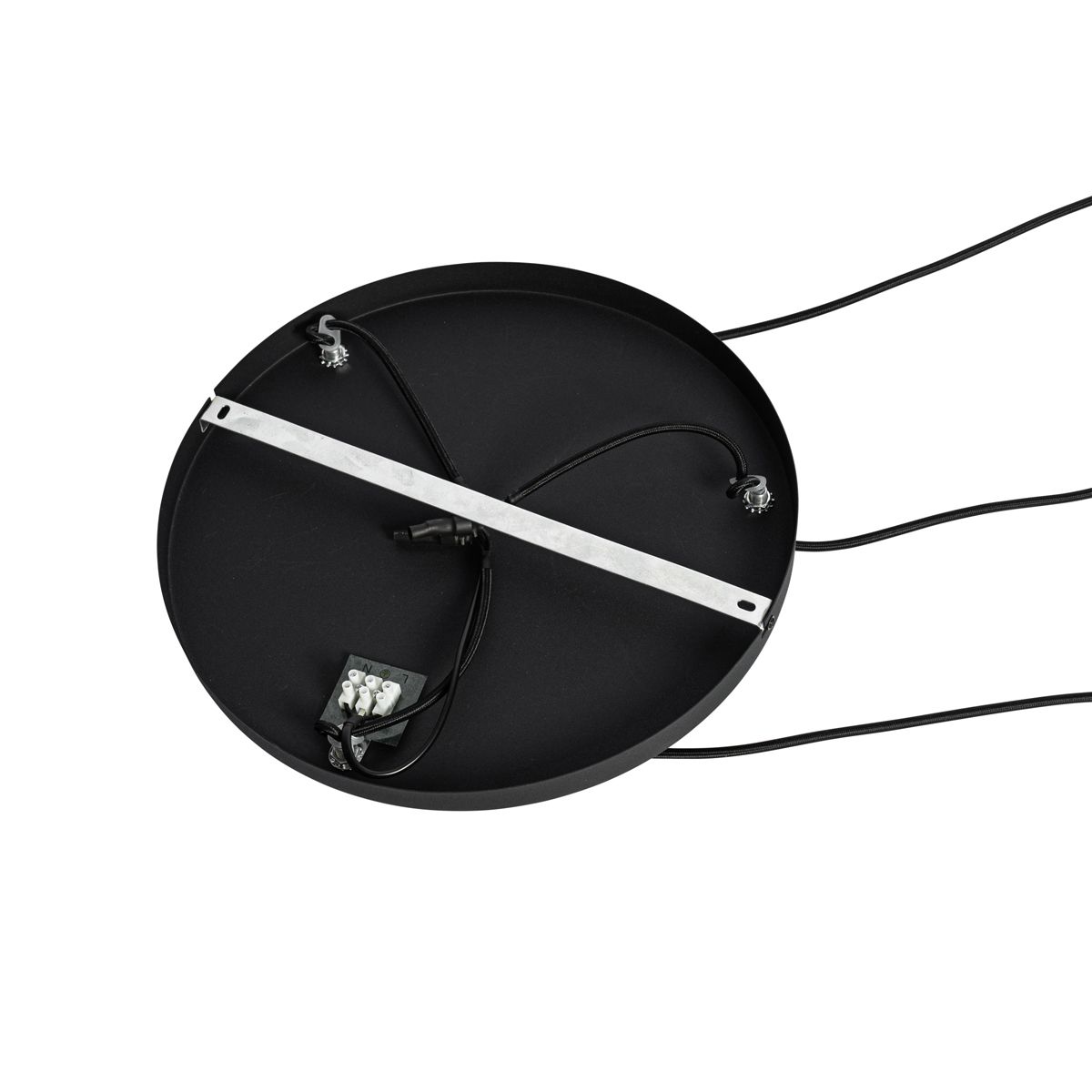 Moderne hanglamp zwart 3-lichts - Cloth