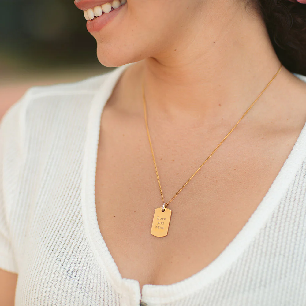 Plate Charm Kette - PURELEI
