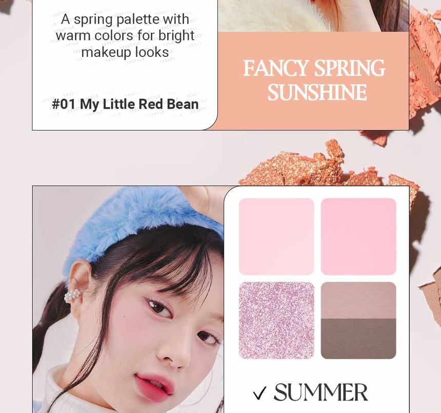 peripera - Ink Pocket Shadow Palette - 7 Types
