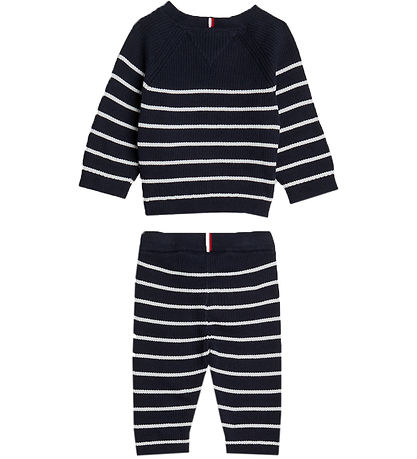 Tommy Hilfiger Gave?ske - Cardigan/Bukser - Strik - Desert Sky S