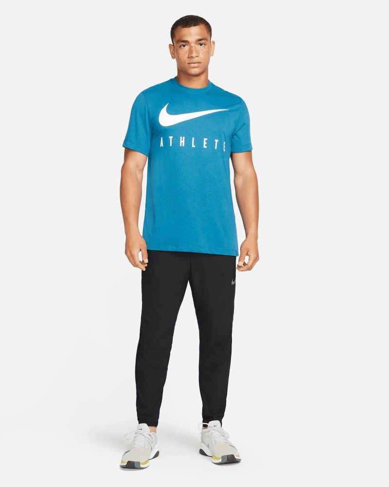 T-shirt de training Nike Dri-FIT Bleu pour homme