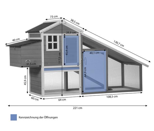 Dehner Lieblinge Hühnerstall Cottage,