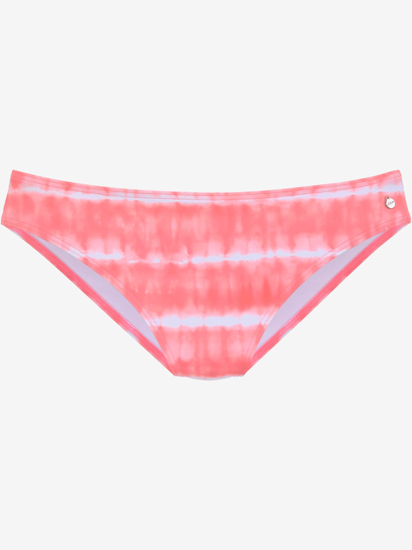 Bas de maillot de bain imprimé, effet de couleur différent pour chaque pièce