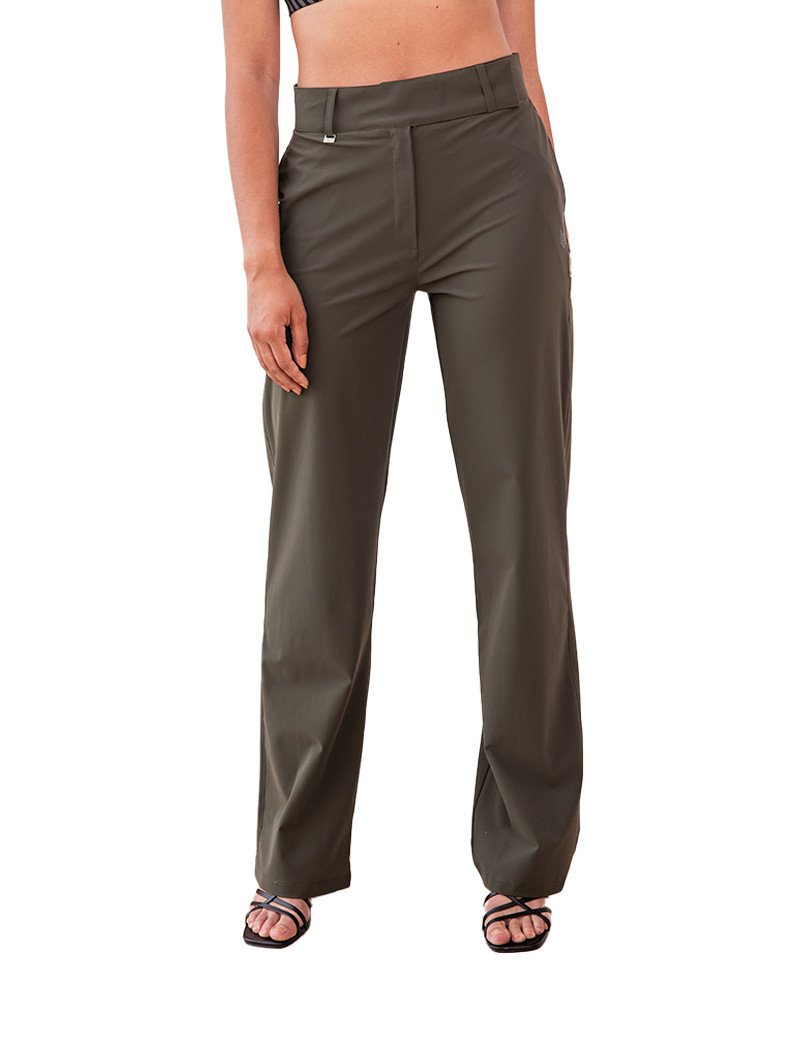 HBT PANTALON JERRY LARGE KAKI FEMME