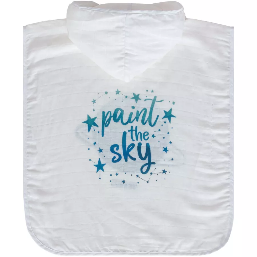 hibboux® Badeponcho Musselin Cosmic-Uranus Multicolor