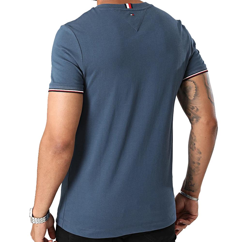 Tommy Hilfiger T-shirt Bleu Homme Tommy Hilfiger Tipped