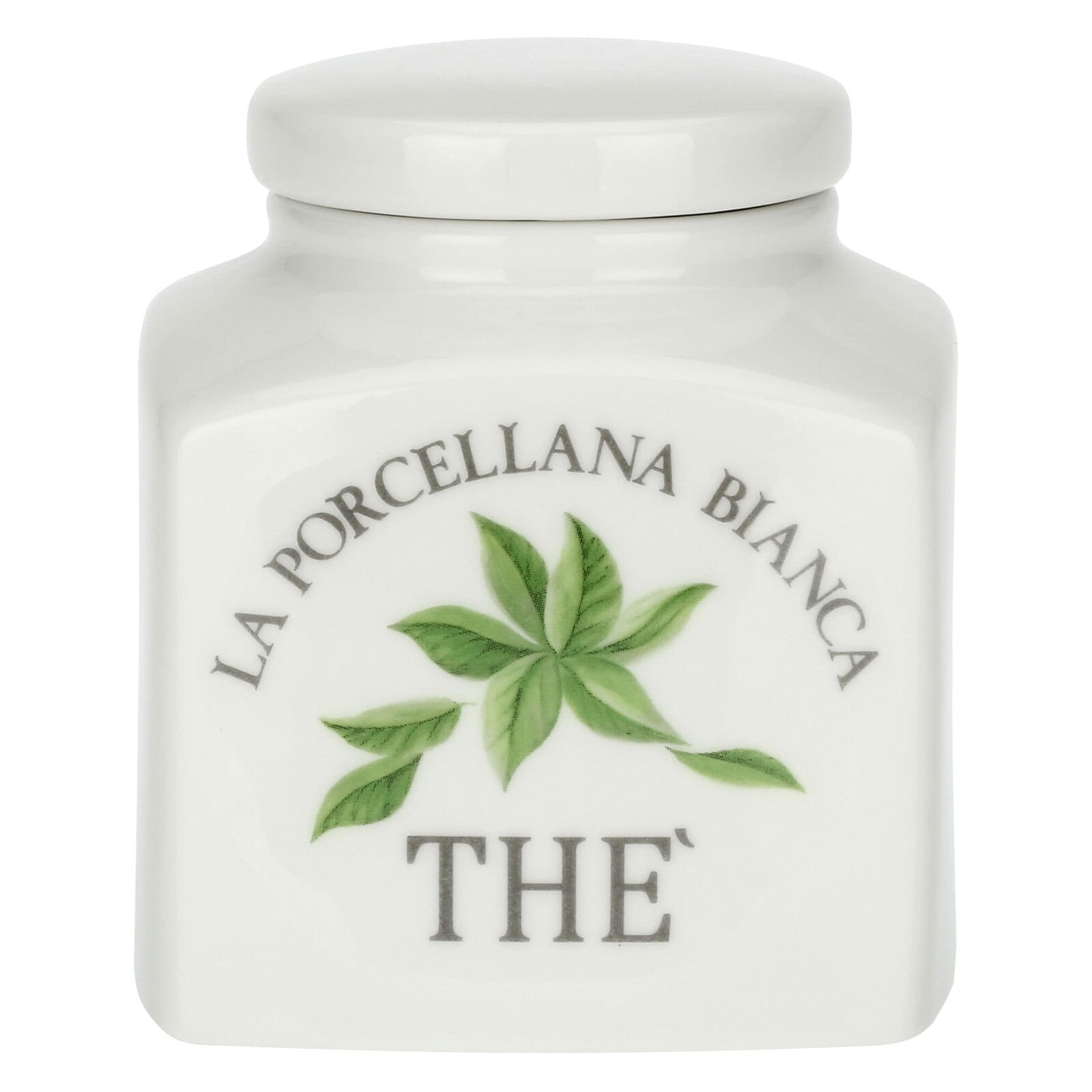 LA PORCELLANA BIANCA Aufbewahrungsdose CONSERVA Thè 11 cm Porzellan weiß