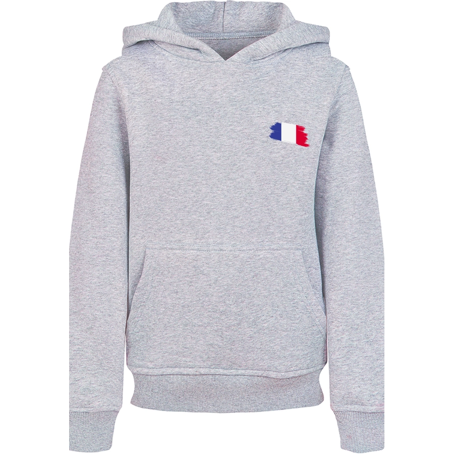F4NT4STIC Hoodie France Frankreich Flagge Fahne heather grey