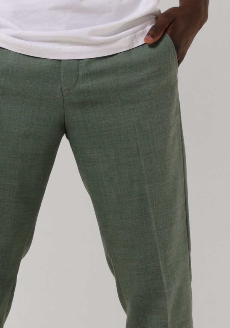 SELECTED HOMME groene selected homme pantalon slhslim-oasis linen trs