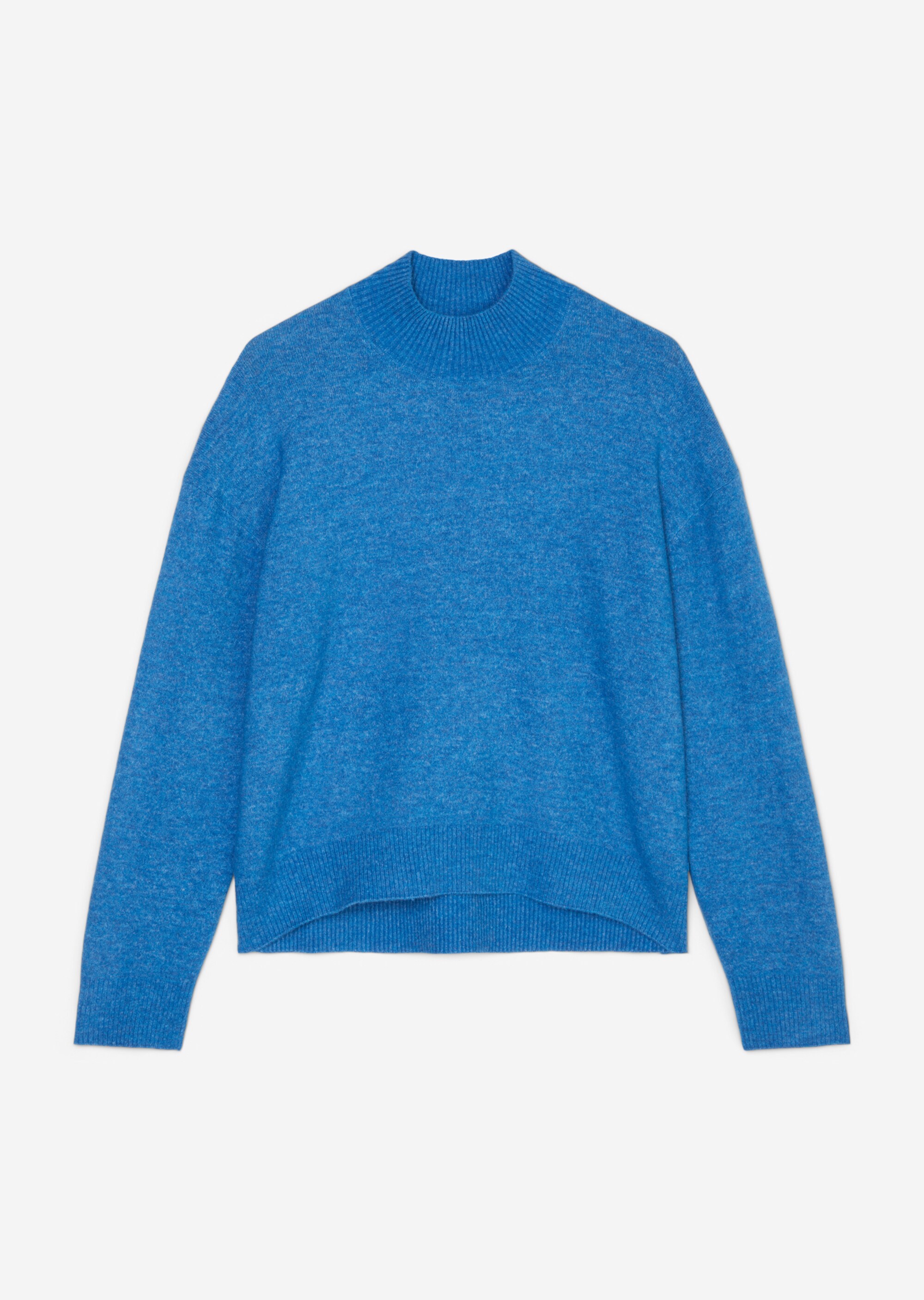 Strickpullover regularaus softem Schurwolle-Mix
