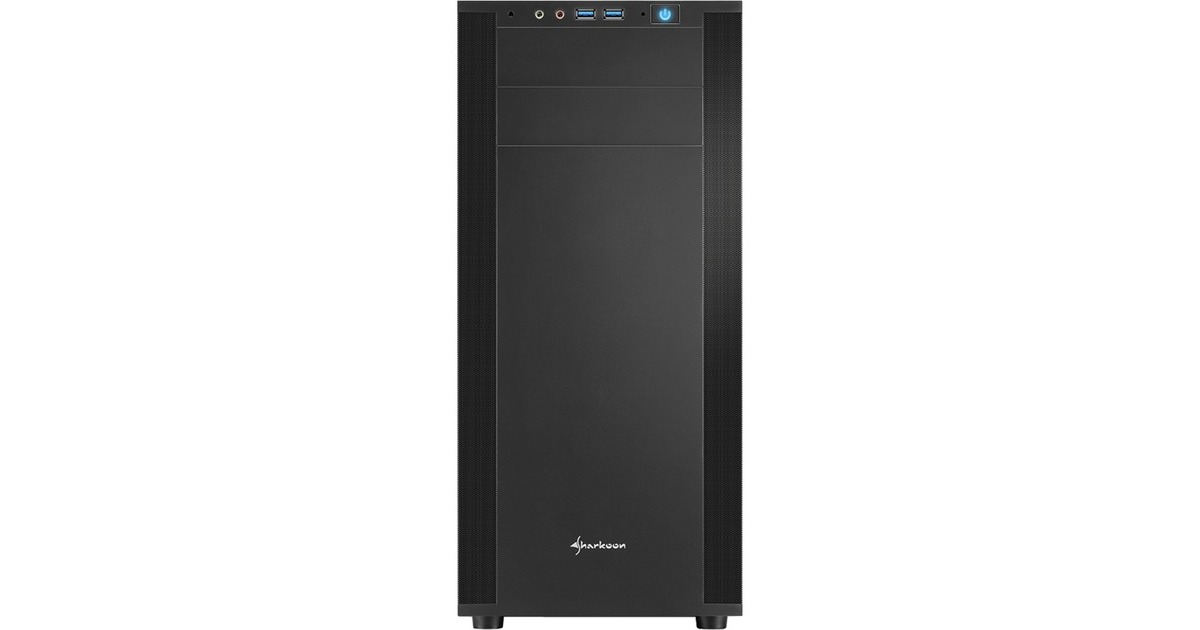 SharkoonM25-V midi tower behuizing  (Zwart | 2x USB-A)