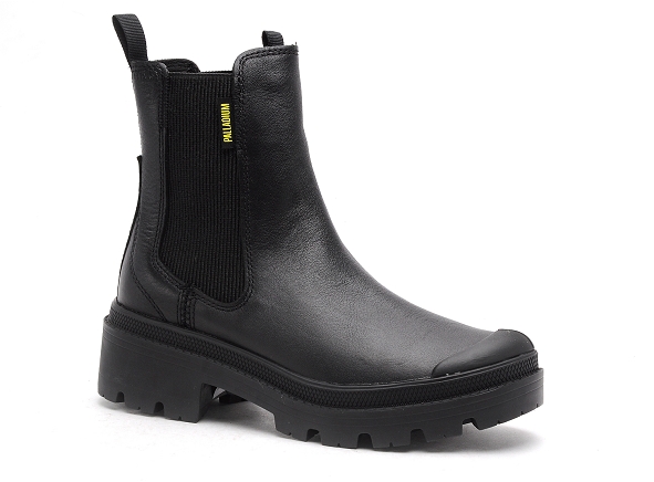 Palladium boots bottine plates femme pallabase chelseal th noir