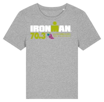T-Shirt Manches Courtes Ironman 70.3 Luxembourg Gris Femme