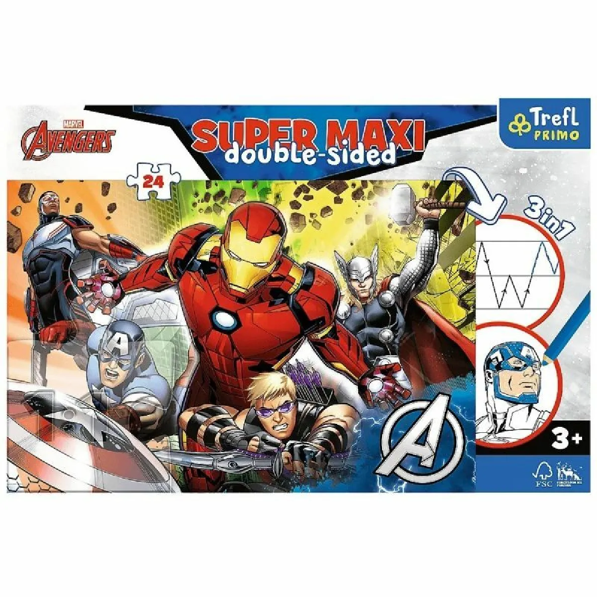Trefl Puzzle Super Maxi Strong Avengers