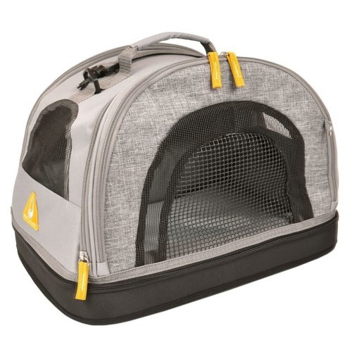 Transportadora 3 em 1 para animais de estimação, cinza