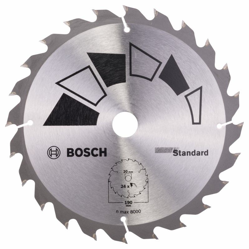 Bosch 2609256818 CIRKELZBL BASIC 190X22X20/16,T24