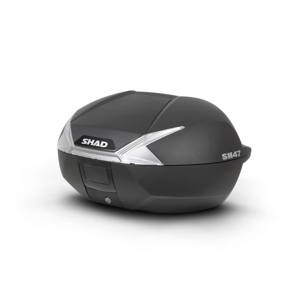 Shad - Top Case SH47 Carbone / Blanc