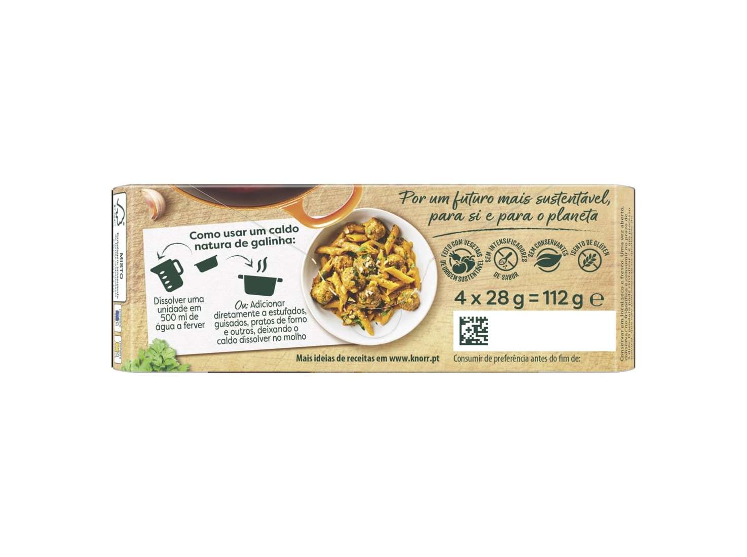 CALDO KNORR NATURA GALINHA 4X28G