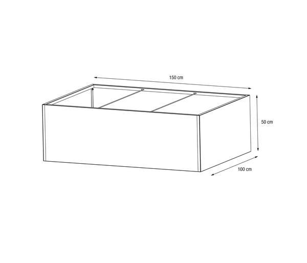 Herstera Metall-Pflanzkasten Cube Edge,