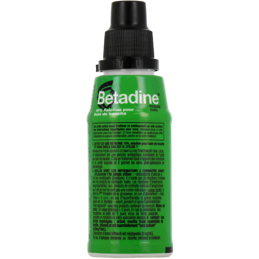 Betadine Verte - Bain de bouche antiseptique