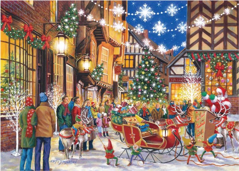 House of Puzzles - Santa Switch On - Legpuzzel - 1000 stukjes