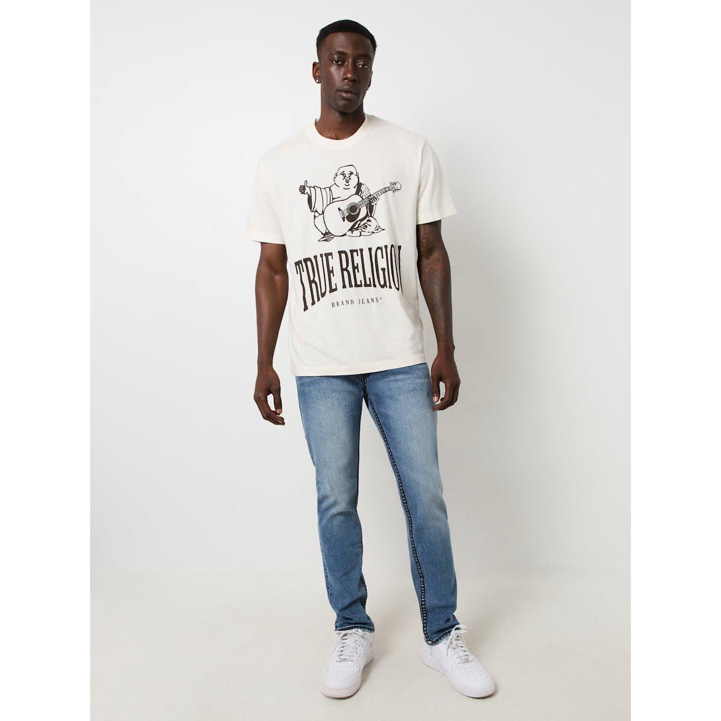 True Religion TR Crackle Vintge T Shirt Mens