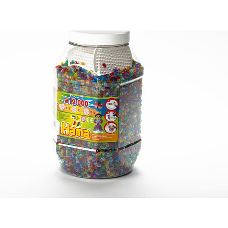 Hama midi perler 19.000 stk. - glitter